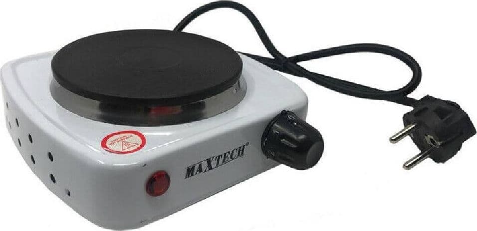 FORNELLO ELETTRICO 500W REGOLABILE PIASTRA 105MM CAMPEGGIO VACANZA MAXTECH H-009 - 3