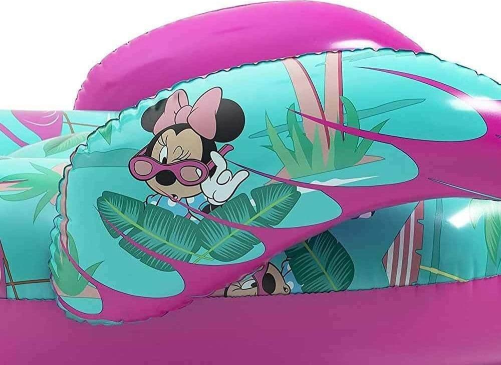FENICOTTERO MINNIE GONFIABILE GIGANTE ISOLA MATERASSINO MARE PISCINA 174X140X141CM - 5