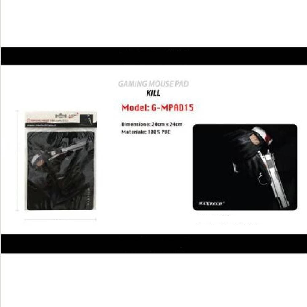 TAPPETINO LAPTOP POGGIAPOLSO TAPPETO PC GAMING MOUSE PAD 100% PVC G-MPAD15 MAXTECH