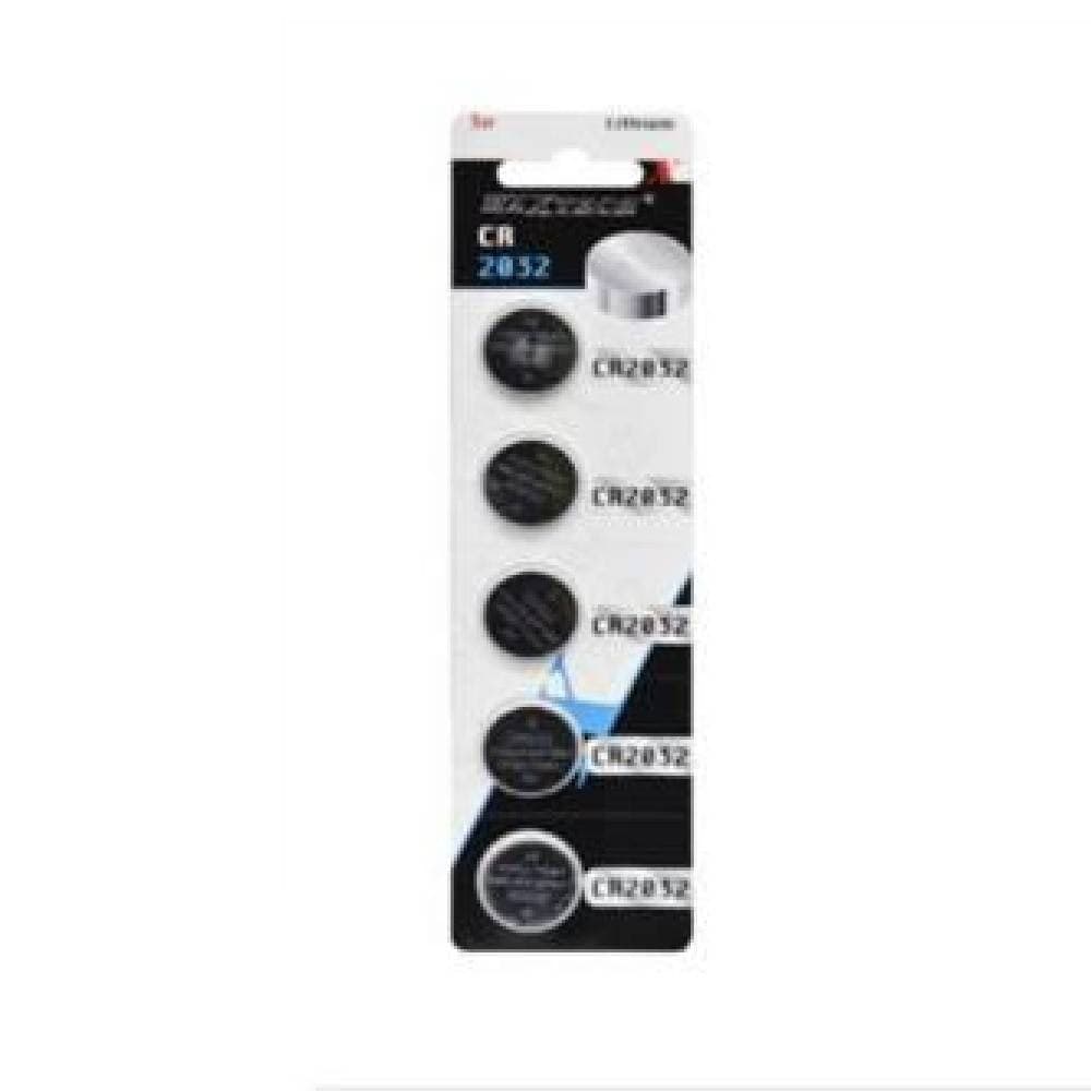 5 BATTERIE AL LITIO 3V 150MAH BOTTONE CR2032 PILE MAXTECH PER OROLOGI TELECOMAND - 3
