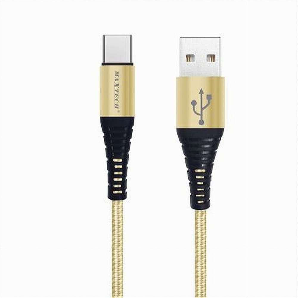 CAVO USB TYPE-C RICARICA VELOCE 3A 2.5 METRI TRASFERIMENTO DATI MAXTECH F-TC010 - 6