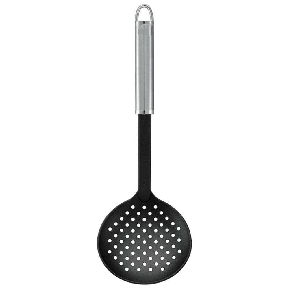 SCHIUMAROLA NYLON PLASTICA ACCIAIO 11 X 6 X 33 CM IMPUGNATURA OVALE STRUMENTO CUCINA - 2