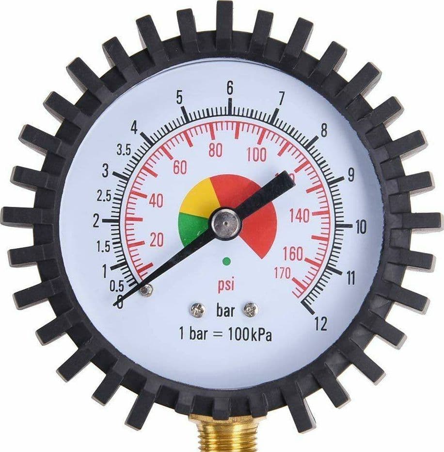 KIT COMPRESSORE DOPPIA PISTOLA SOFFIAGGIO ARIA COMPRESSA TUBO 5MT MANOMETRO 3PZ - 5