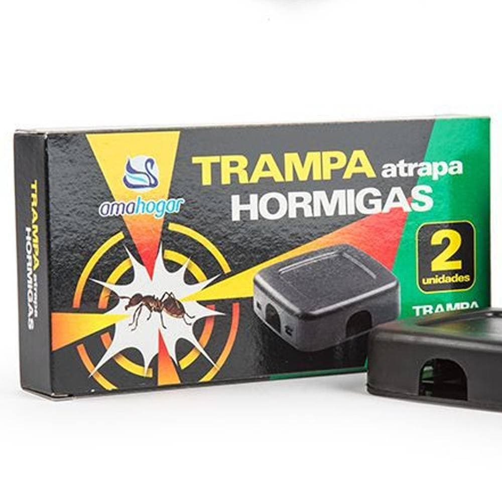 SET 2 TRAPPOLE ADESIVE PER FORMICHE INSETTI CATTURA SCARAFAGGI NON TOSSICO CASA - 2