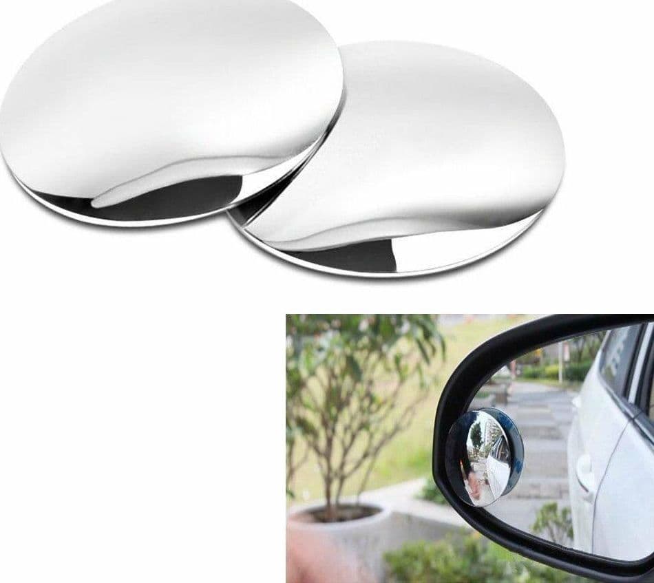 2 SPECCHIETTI ADESIVI AGGIUNTIVI SPECCHIO 360° RETROVISORI LATERALI LINQ FD-0577