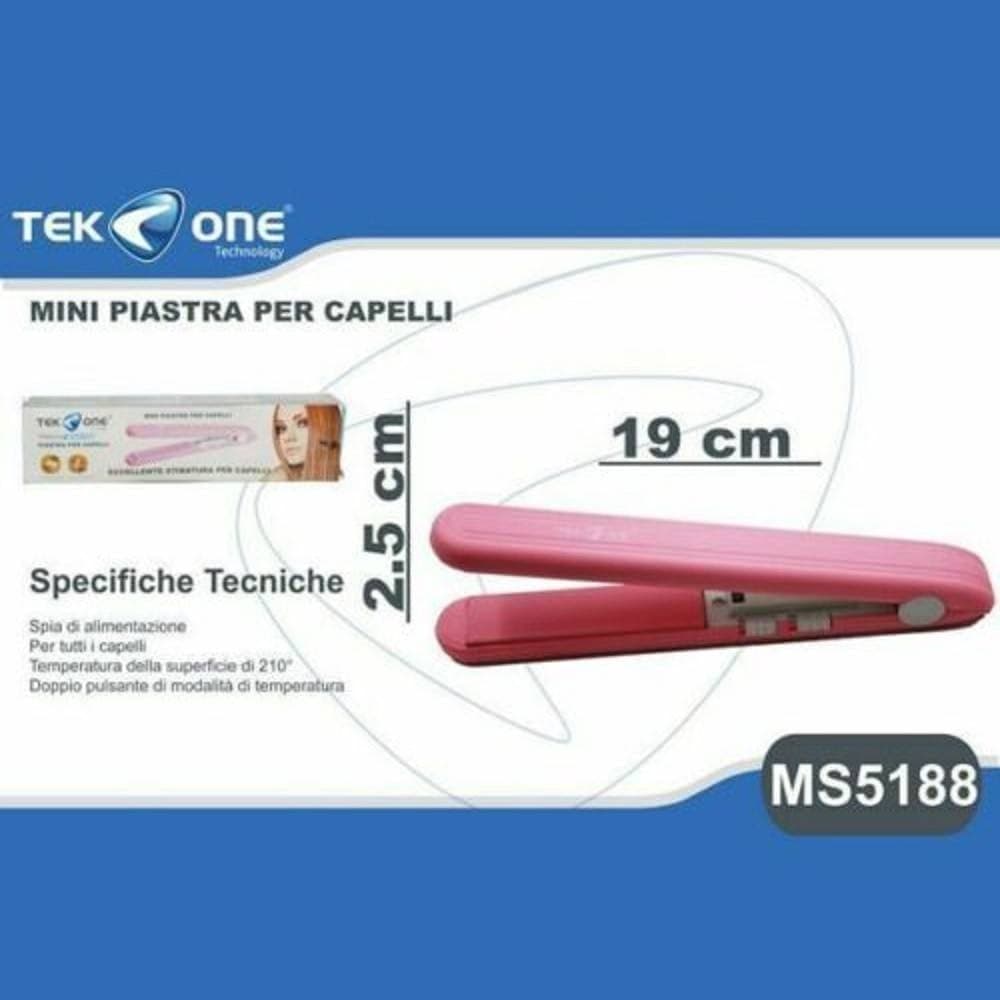 MINI PIASTRA PER CAPELLI ACCONCIATURA LISCI MOSSI HAIRSTYLE PORTATILE DA VIAGGIO - 2