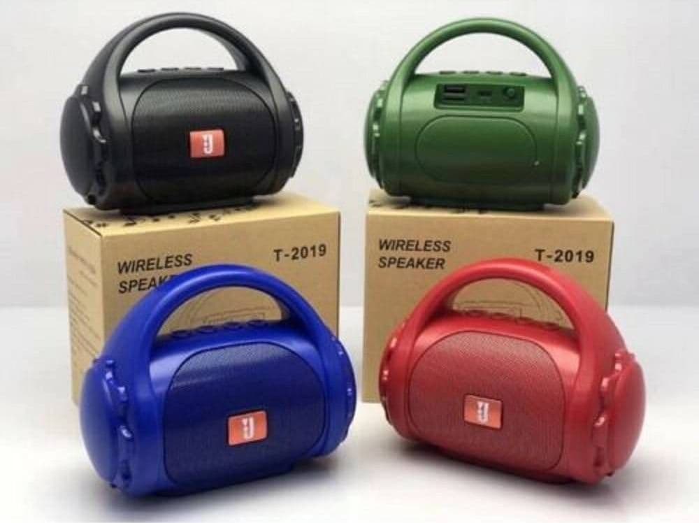 MINI CASSA PORTATILE SPEAKER T-2019 WIRELESS BLUETOOTH AUDIO POTENTE AMPLIFICATA - 5