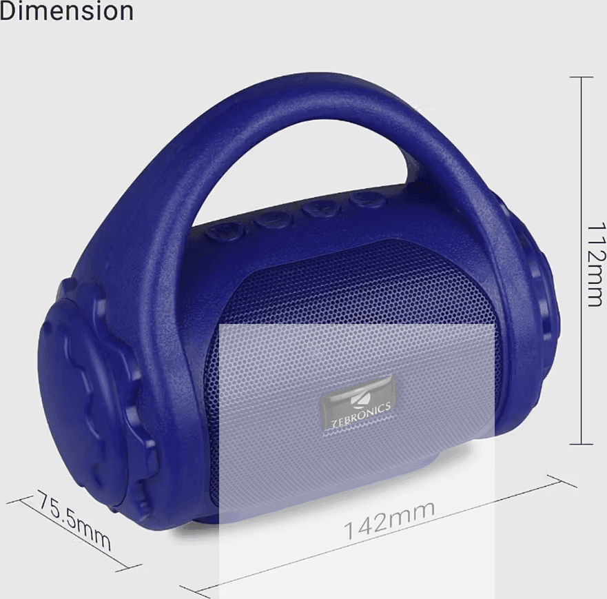 MINI CASSA PORTATILE SPEAKER T-2019 WIRELESS BLUETOOTH AUDIO POTENTE AMPLIFICATA - 4