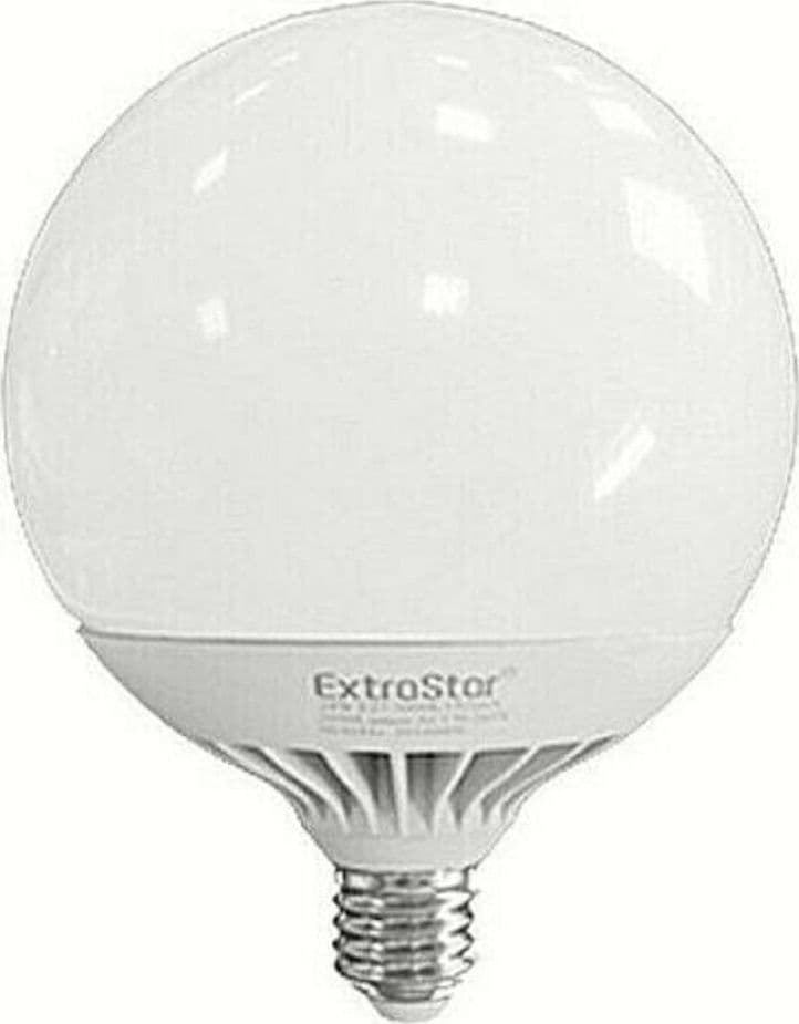 LAMPADA LAMPADINA A LED E27 24W 2050LM G130W LUCE CALDA PALLA BIANCA GLOBO