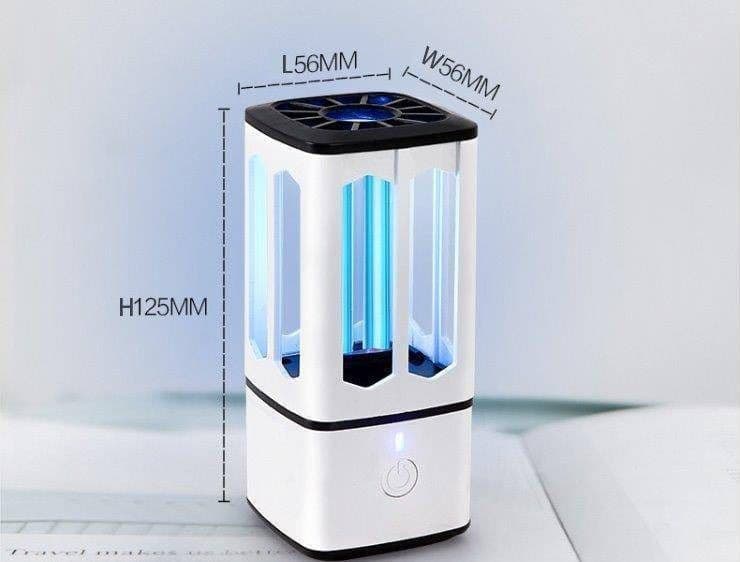 LAMPADA ULTRAVIOLETTI PORTATILE PER STERILIZZAZIONE AUTO CASA ELETTRODOMESTICI - 5