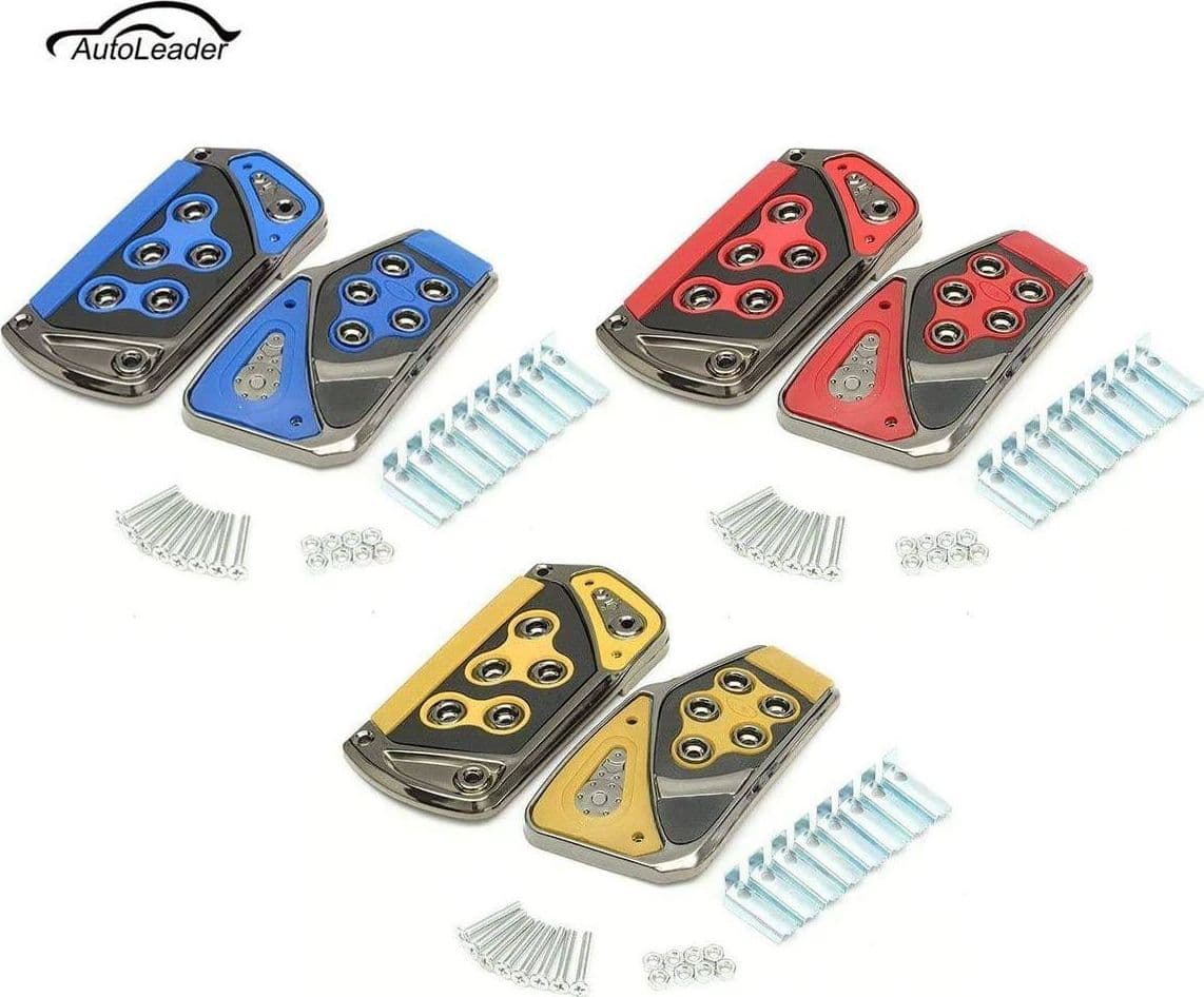 COPRIPEDALI ANTISCIVOLO PER AUTO CON CAMBIO AUTOMATICO FRENO E ACCELERATORE 2PZ - 5