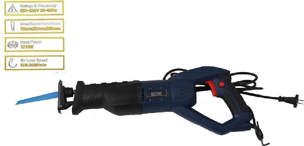 SEGHETTO A GATTUCCIO ELETTRICO SEGHETTO 1010 WATT 2 LAME LEGNO METALLO RRS260 - 4