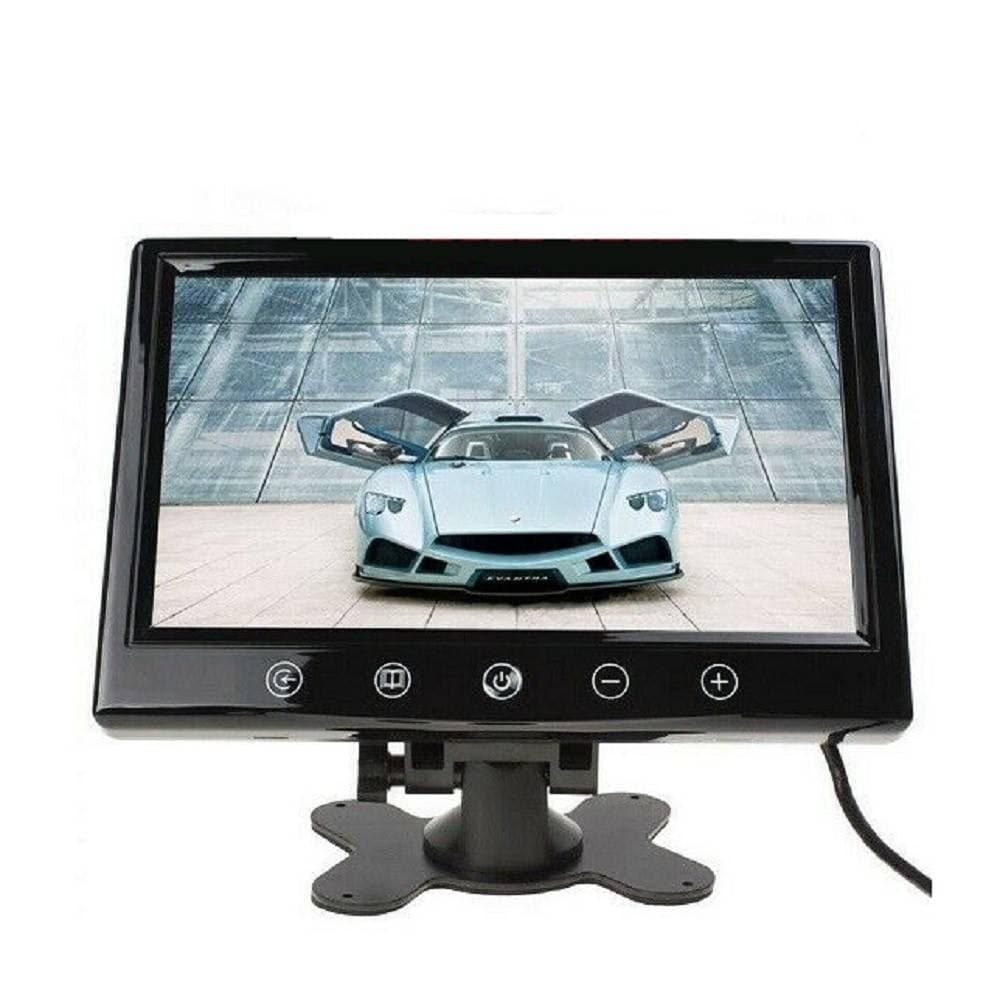 TV TELEVISORE MONITOR LCD DIGITALE 10.1" TFT LED HD POGGIATESTA SORVEGLIANZA AV - 3