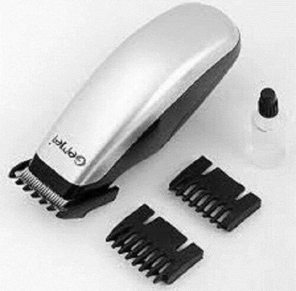 MINI TAGLIA CAPELLI RASOIO REGOLA BARBA TASCABILE 3 PETTINI 1,5V. GEMEI GM-663 - 3