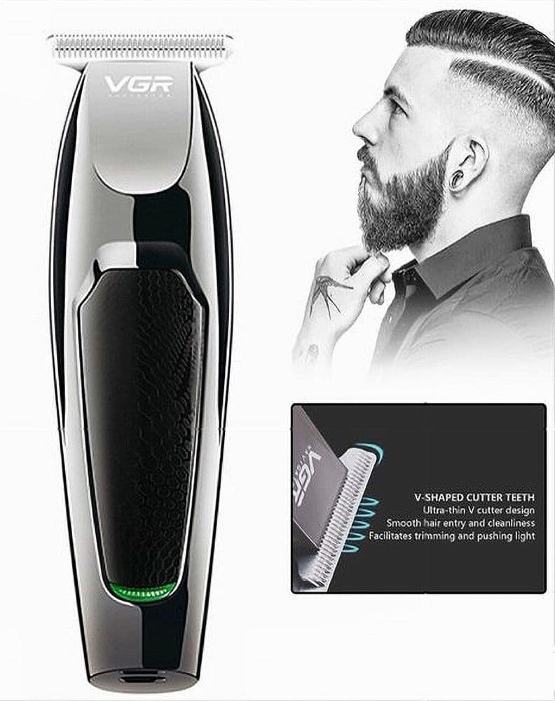 Tagliacapelli Trimmer Barber Professionale VGR V-030 Rasoio Regolabarba USB - 8