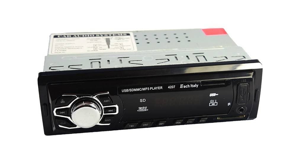STEREO AUTORADIO AUTO FM MP3 USB SLOT SD AUX RCA RADIO 60W X 4 TELECOMANDO EC4207 - 3