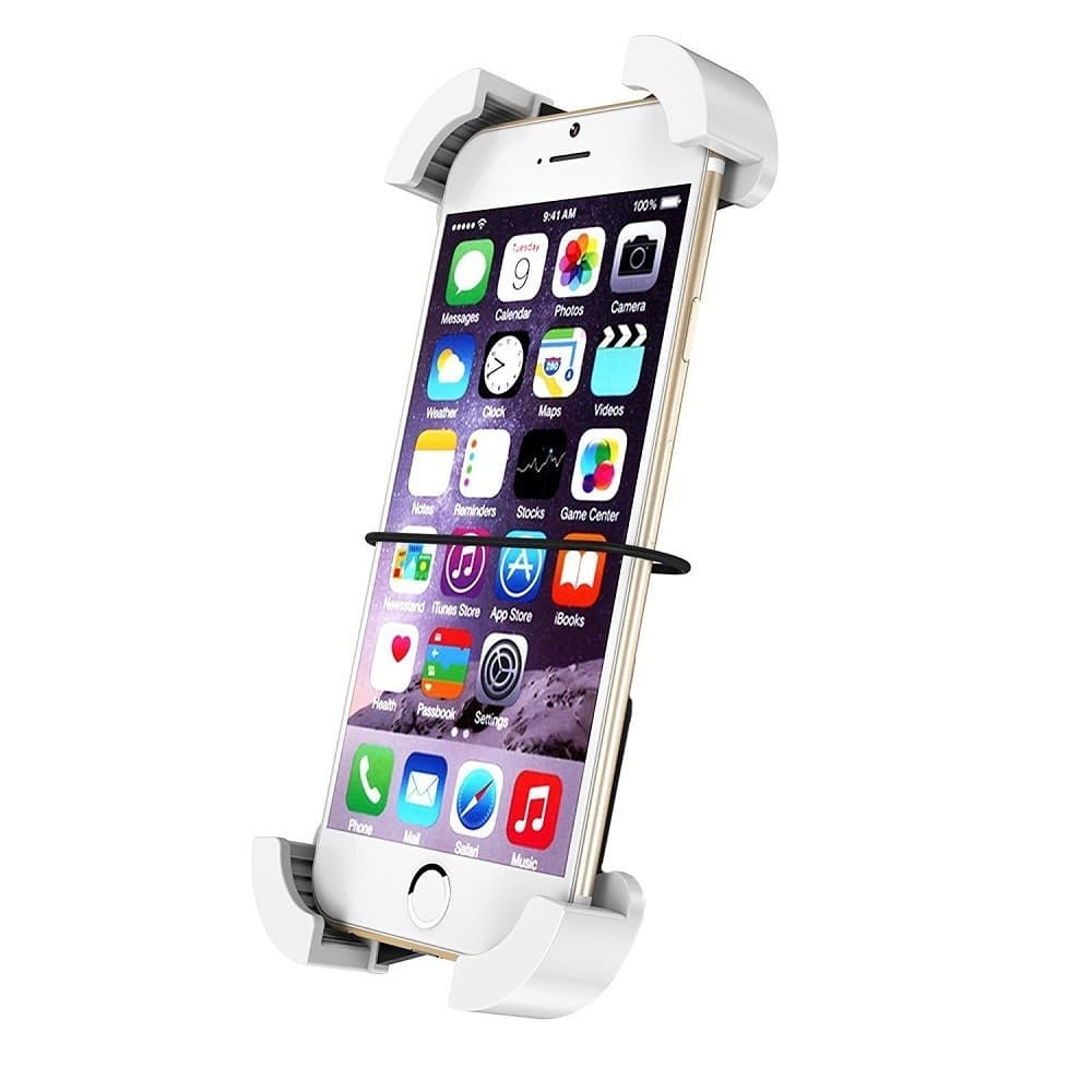 PORTA CELLULARE PER BICICLETTA MANUBRIO SUPPORTO SMARTPHONE ROTANTE 360° MAX 5,5" - 3
