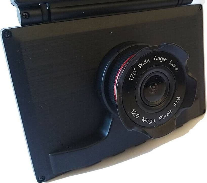 KIT DVR AUTO 2 TELECAMERE VIDEOREGISTRATORE FULL HD 1080P MONITOR 4,3" DISPLAY LC - 3
