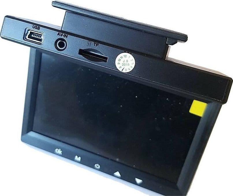 KIT DVR AUTO 2 TELECAMERE VIDEOREGISTRATORE FULL HD 1080P MONITOR 4,3" DISPLAY LC - 5
