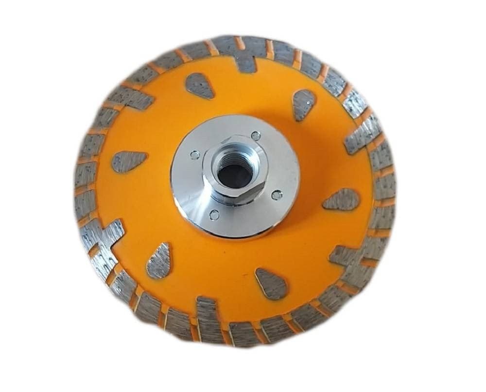 DISCO DIAMANTATO SEGMENTATO CEMENTO Ø11,5CM Ø115XM14 8MM SMERIGLIATRICE 570331 - 4