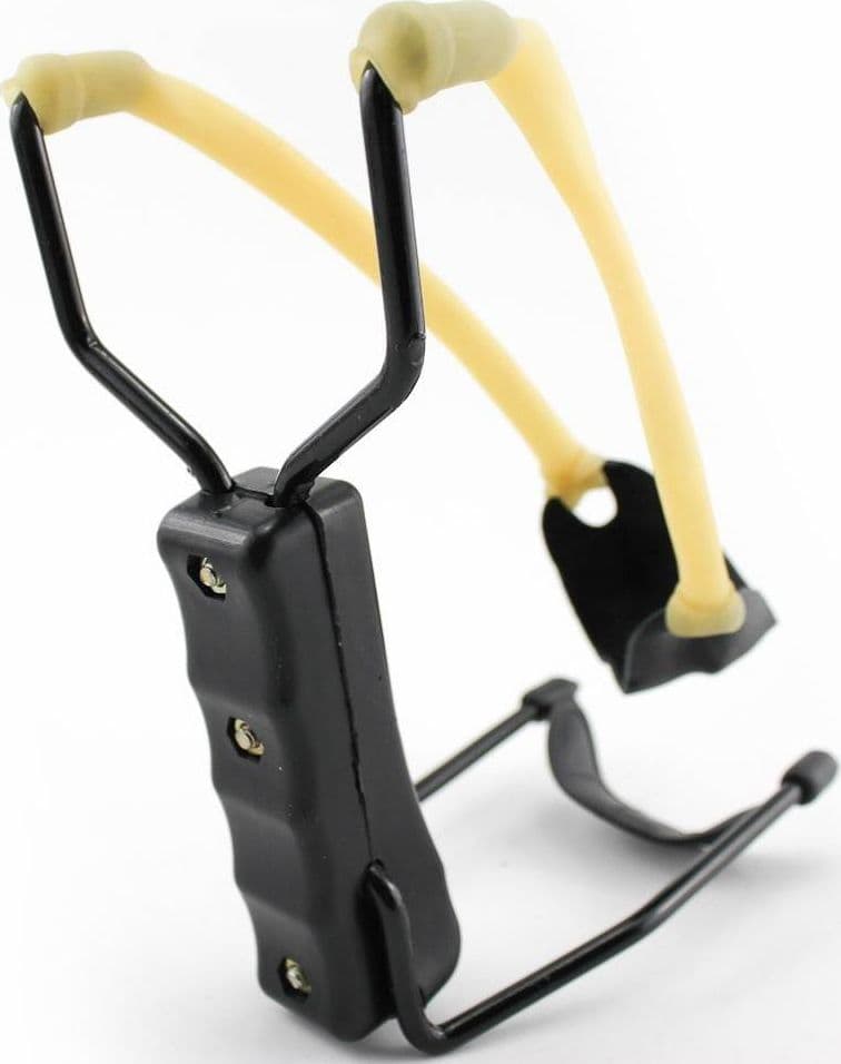 FIONDA SPORTIVA DI PRECISIONE PER CACCIARE PESCARE PESCI DA POLSO CON ELASTICO - 5