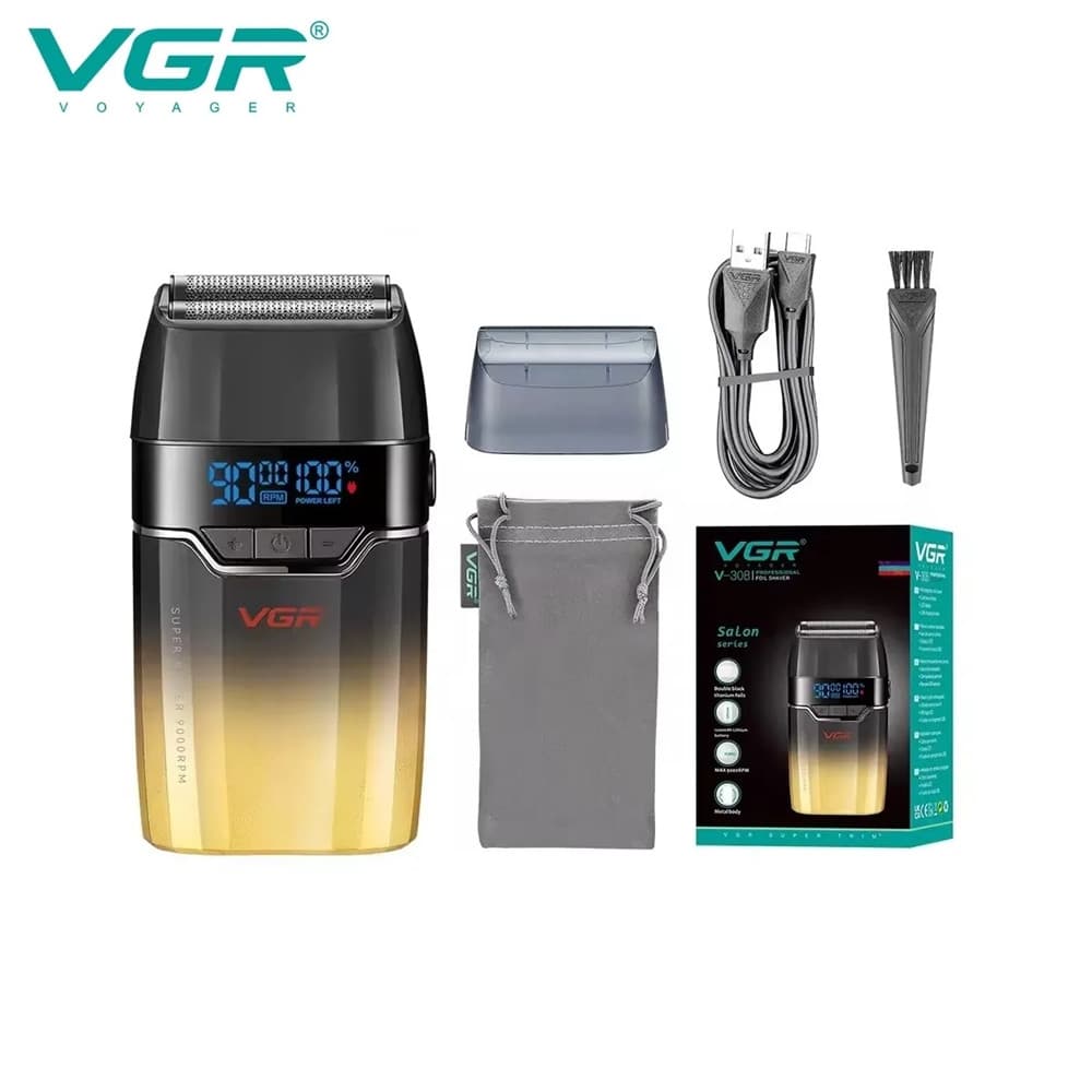Tagliacapelli Professionale Foil Shaver VGR V-308 – Rasoio a Lamina Barber - 8