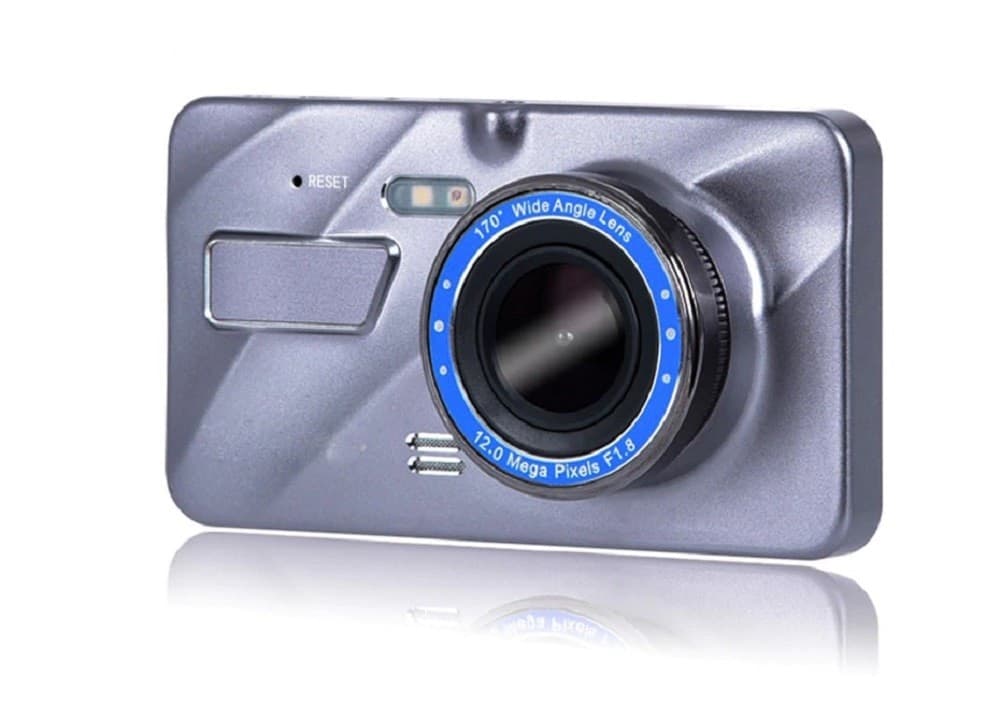 MINI DVR TELECAMERA VIDEOREGISTRATORE PER AUTO 2 TELECAMERE SUPER HD DISPLAY 4" - 5