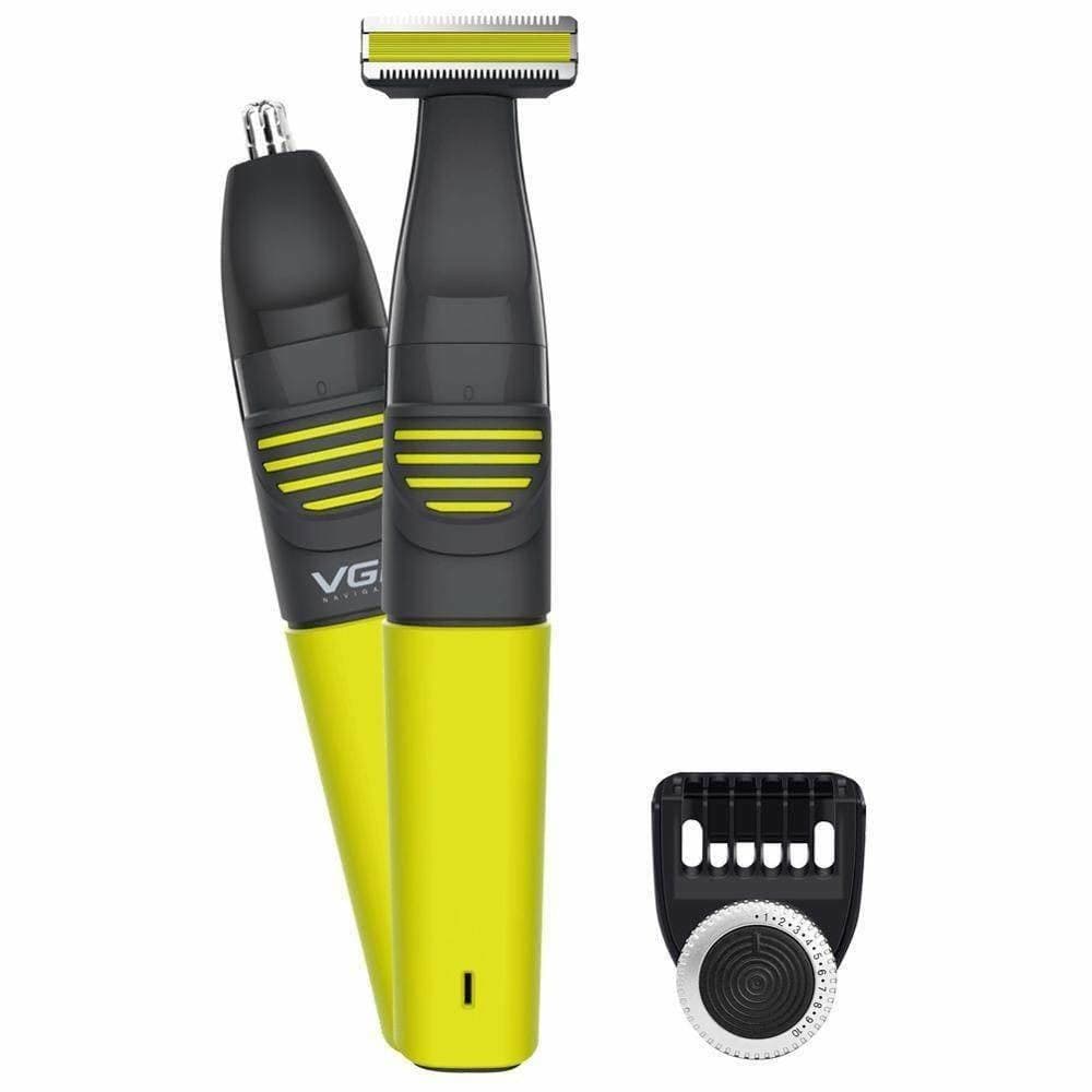 TAGLIA CAPELLI RASOIO REGOLA BARBA RICARICABILE DOCCIA NASO VISO VGR V-043 - 7