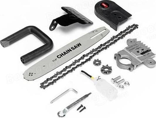 KIT ADATTATORE SMERIGLIATRICE FLEX ANGOLARE ELETTROSEGA MOTOSEGA BARRA 12" - 2