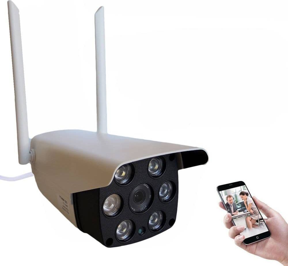 TELECAMERA IP P2P CAMERA WIRELESS 6 LED INFRAROSSI 4MM 3MPX VOICE TF JS926RP - 6