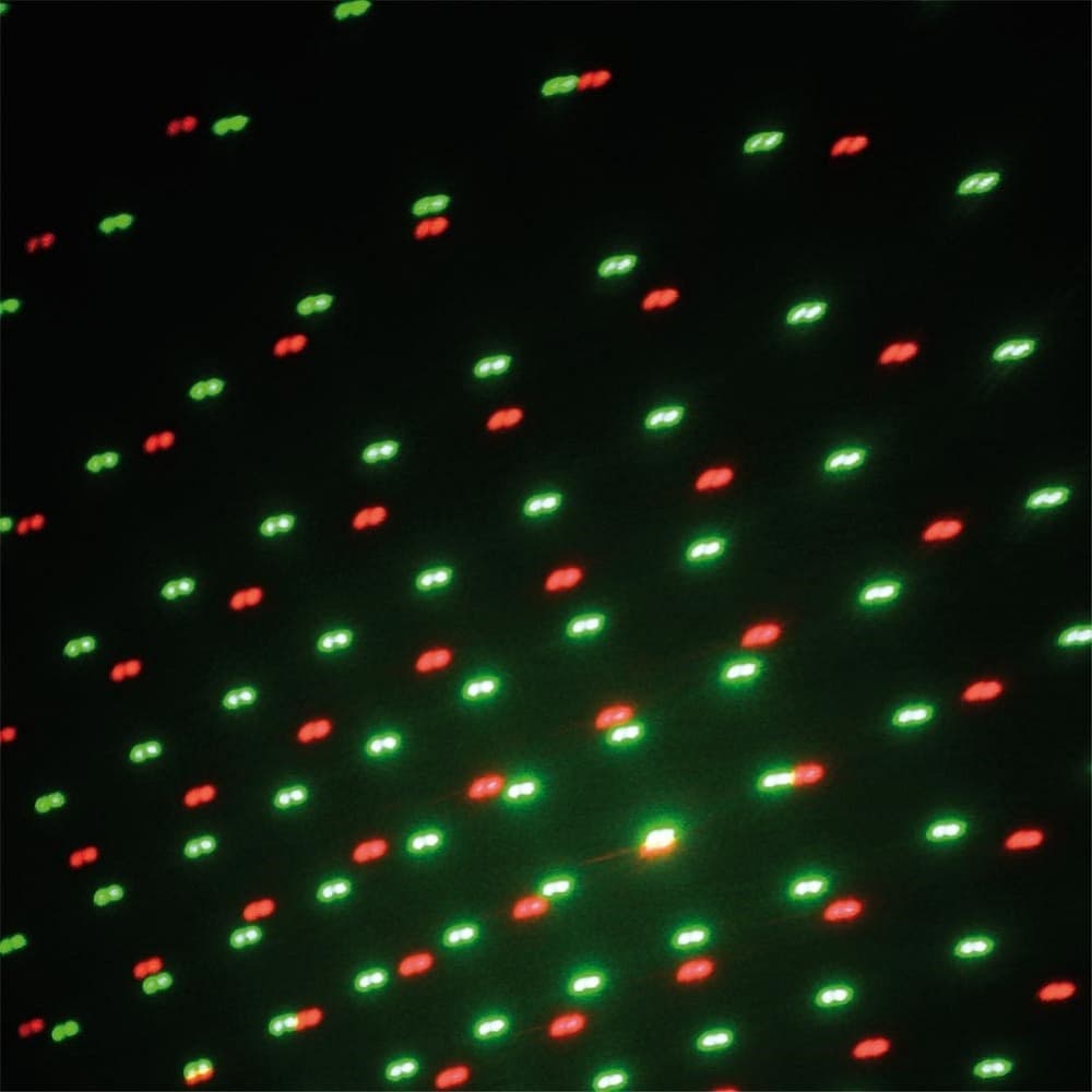 PROIETTORE LASER PATTERN PUNTINI COLORI ROSSO E VERDE USO INTERNO DISTANZA 5 MT - 4