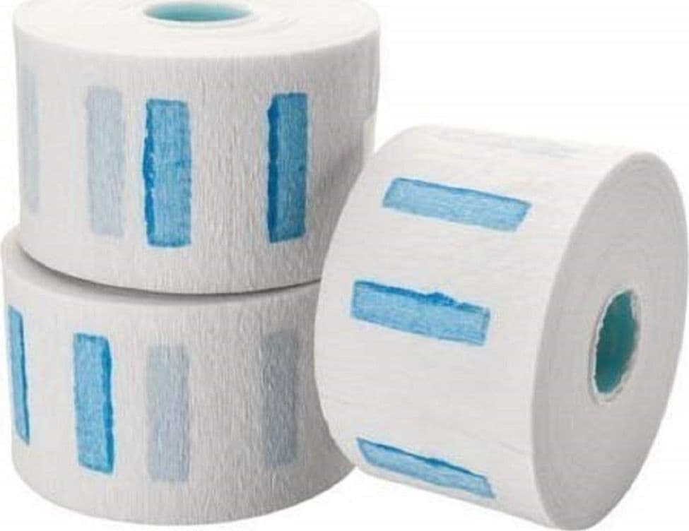 SET 5PZ ROTOLI ELASTICO CARTACOLLO 100 STRAPPI WATERPROOF USA GETTA RASATURA BARBIERE