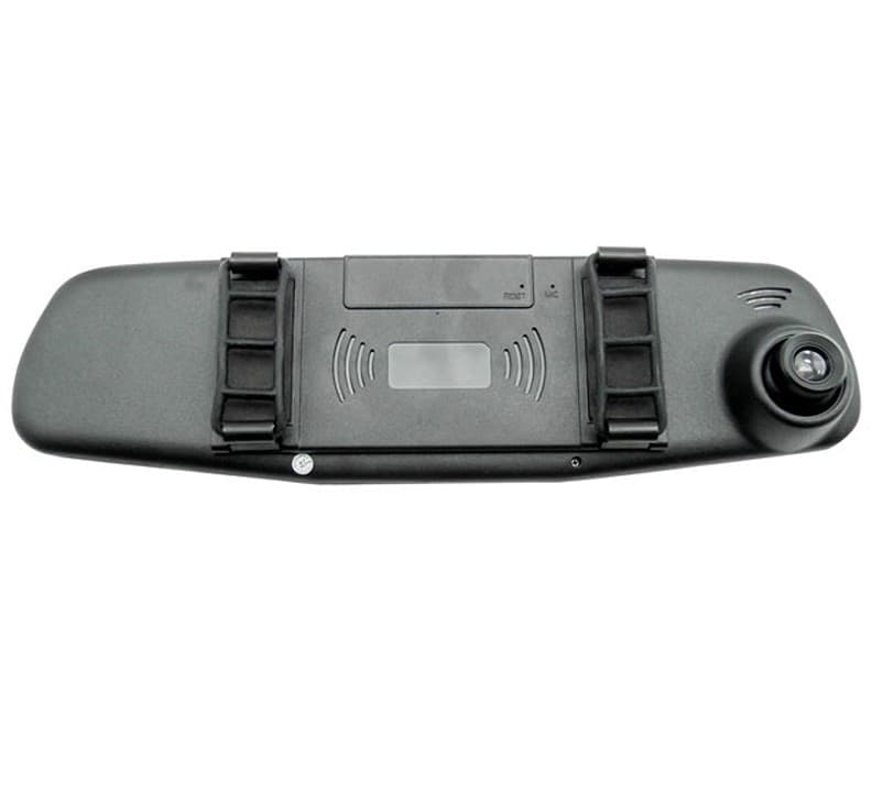 SPECCHIETTO RETROVISORE MONITOR DVR REGISTRA VIDEO TELECAMERE FRONTALE 120° 2.8" - 4