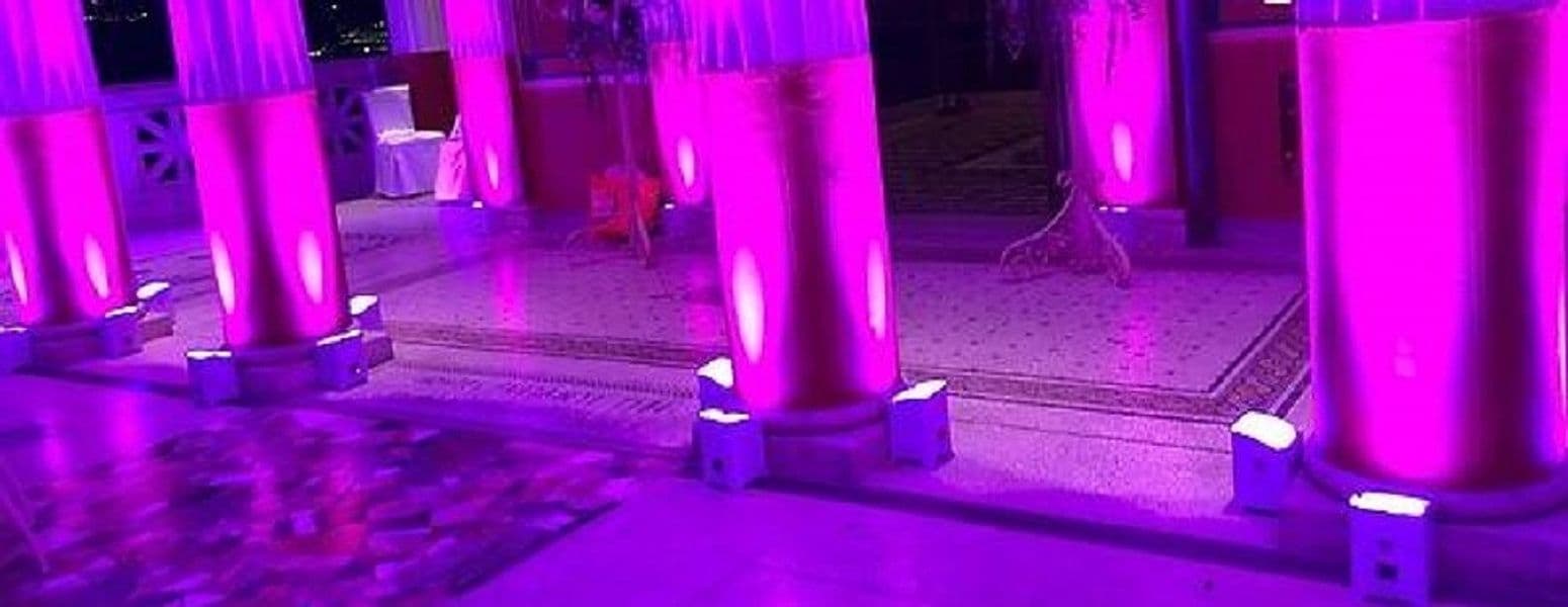 SMARTBAT PAR LED WIRELESS A BATTERIA 6X18W LED DA 6 COLORI 6IN1 RGBWA UV - 5