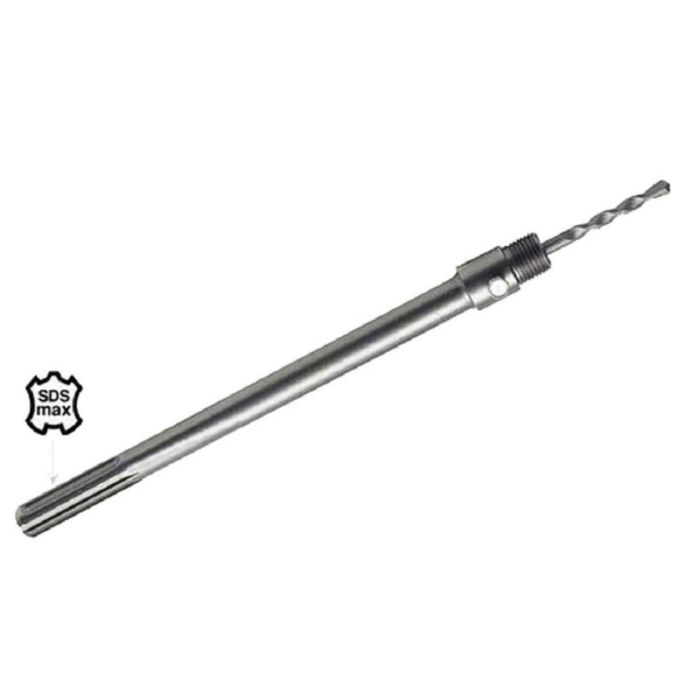 ASTA IN ACCIAIO PER FRESA A TAZZA CAROTATRICE CON ATTACCO SDS MAX O SDS PLUS CM - 9