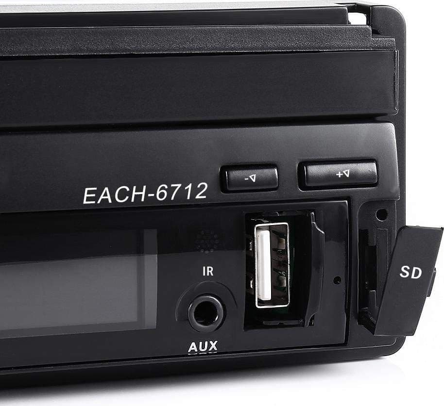 AUTORADIO 1 DIN CON SCHERMO A SCOMPARSA 7 STEREO AUTO TOUCH BLUETOOTH GPS USB SD - 4