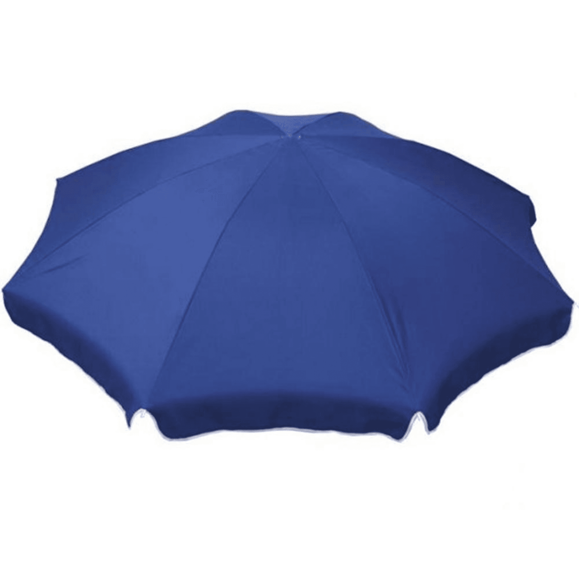 OMBRELLONE MARE SPIAGGIA GIARDINO PALO ALLUMINIO E TESSUTO GRANDE 240CM BLU - 3