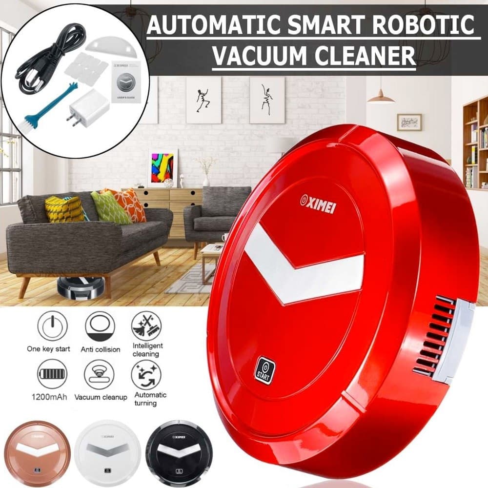 ROBOT ASPIRAPOLVERE AUTOMATICO ULTRASOTTILE SMART 1500PA SILENZIOSO NO SACCHETTO - 12