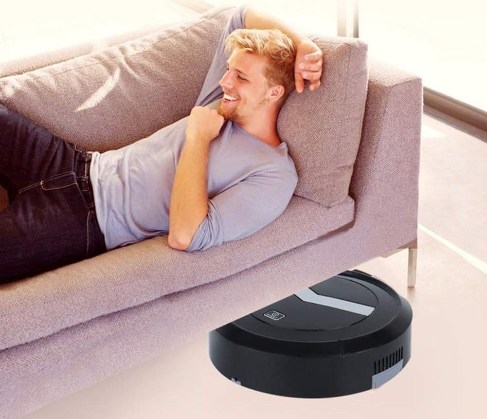 ROBOT ASPIRAPOLVERE AUTOMATICO ULTRASOTTILE SMART 1500PA SILENZIOSO NO SACCHETTO - 10