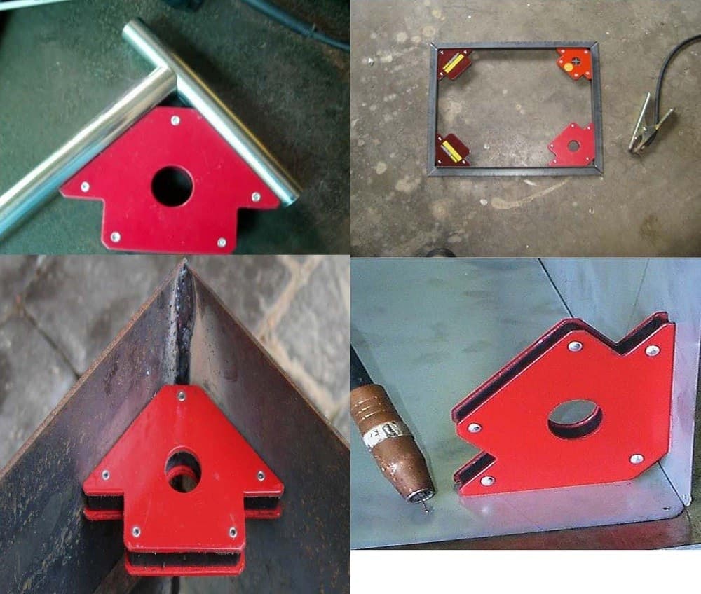 MAGNETE MAGNETICO FRECCE SALDATORE SALDATURA ANGOLAZIONI 45° 90° 135° 75 LB 33KG - 4
