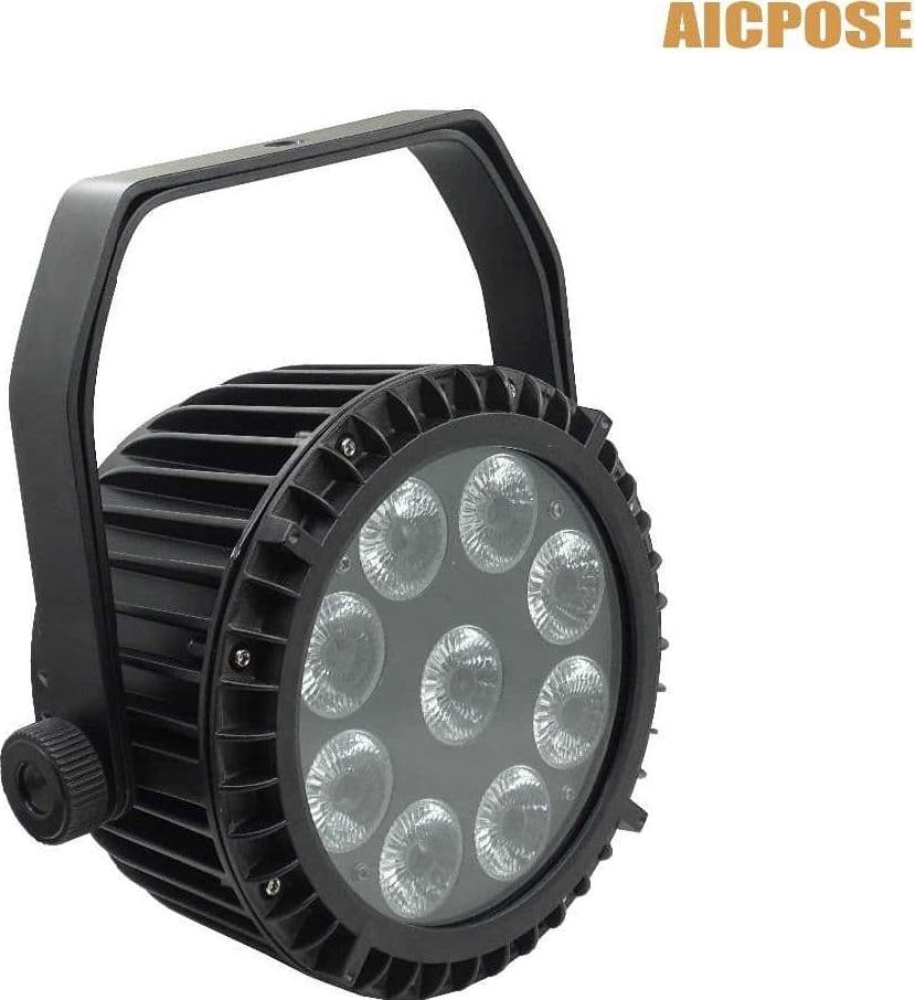 IP 65 WATERPROOF LED PAR 9X20 RGBW 4IN1 FULL COLOR RESISTENTI ALL'ACQUA - 6