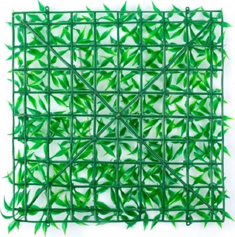 MATTONELLA IN ERBA SINTETICA REALISTICA PER GIARDINO 60 X 40 CM EFFETTO PRATO - 3