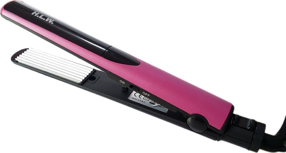 PIASTRA IN TORMALINA PER CAPELLI DA 45W EFFETTO FRISE' STRETTO 200° 8091 - 4
