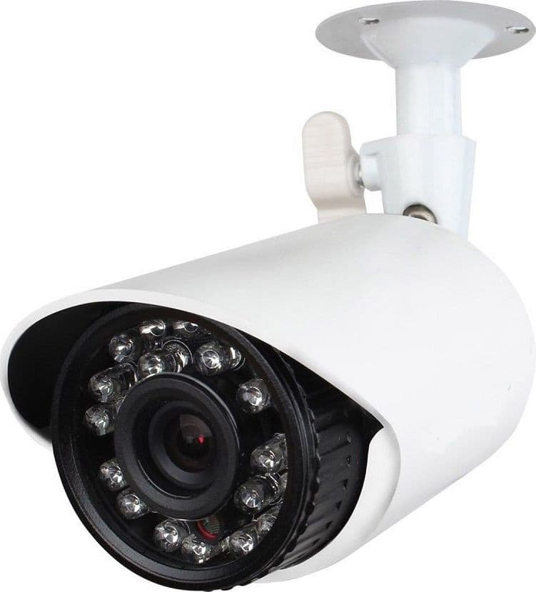 TELECAMERA PER KIT VIDEOSORVEGLIANZA WATERPROOF 24 LED 3,6MM INFRAROSSI CAVO 18M - 7