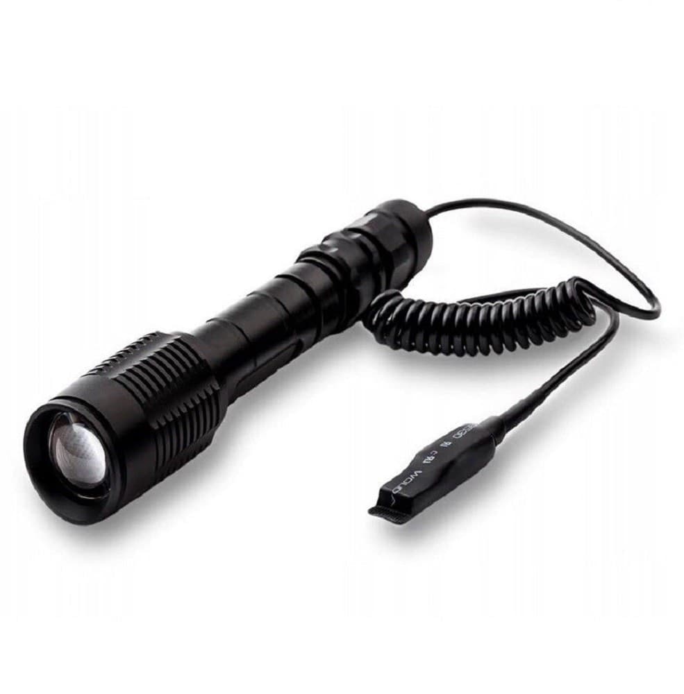 TORCIA 50000 LUMEN TATTICA/MILITARE PER FUCILE LED T6 RICARICABILE ZOOM BL-Q2804 - 7