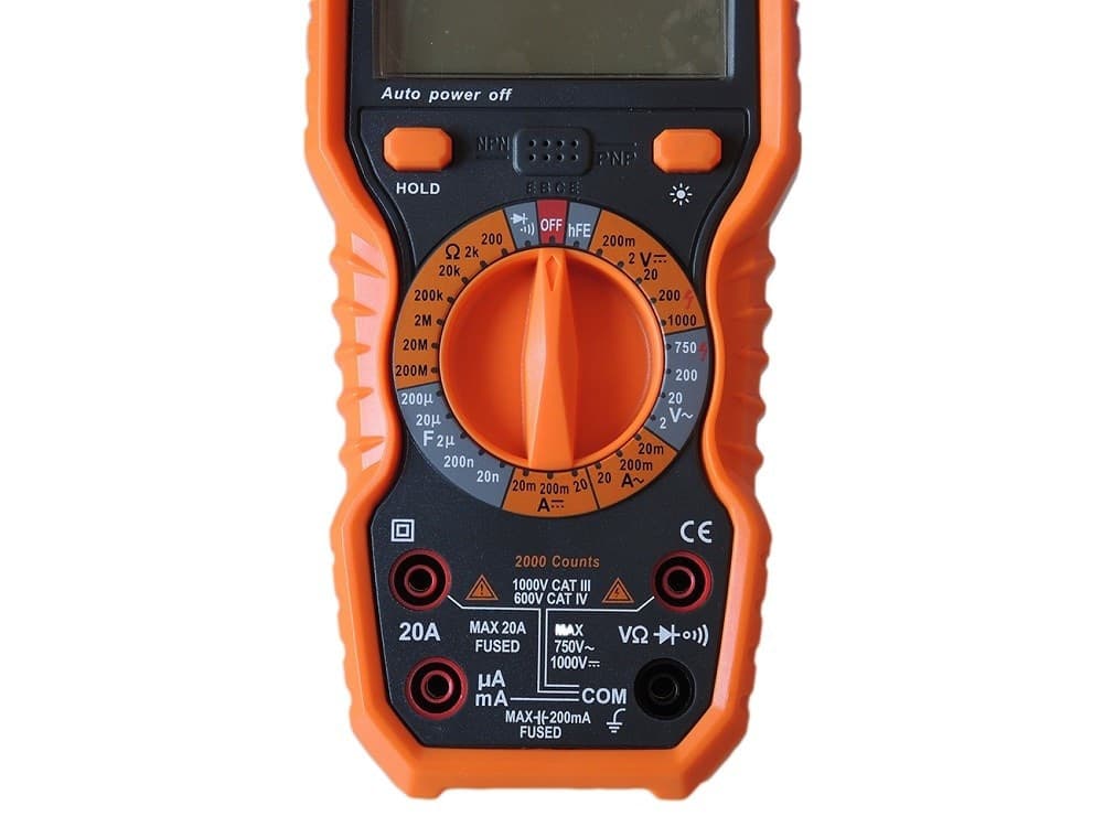 MULTIMETRO DIGITALE TESTER PROFESSIONALE VOLT AMPERE FARAD OHM PUNTALI VC99 - 6