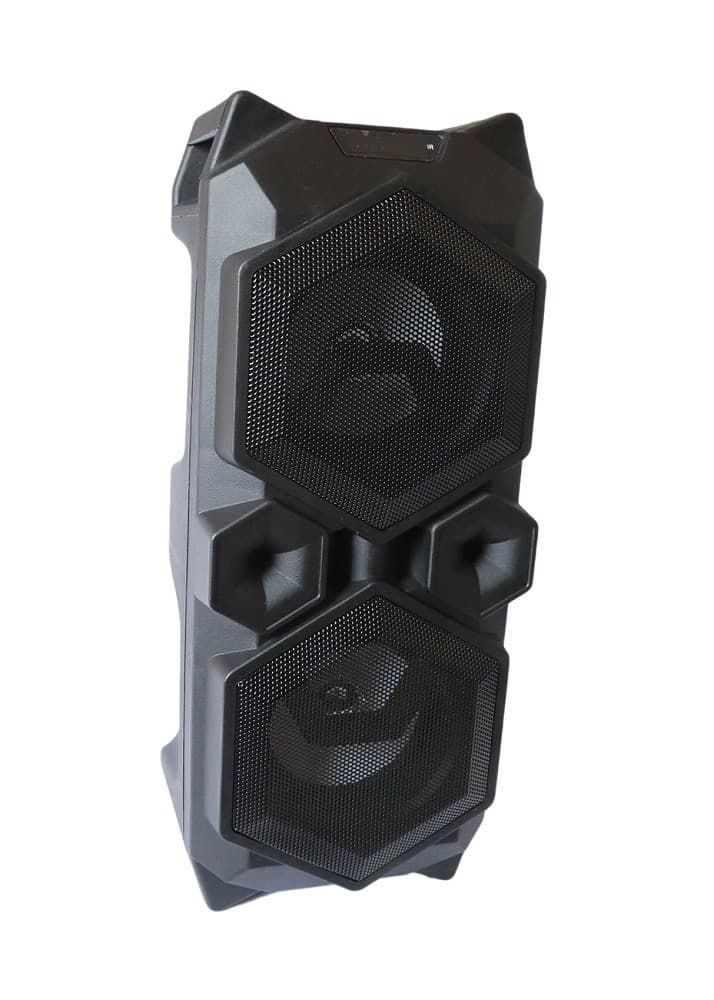 CASSA SPEAKER FM BLUETOOTH RICARICABILE SD USB AUX 2 PORTATILE MICROFONO 2511BT - 6