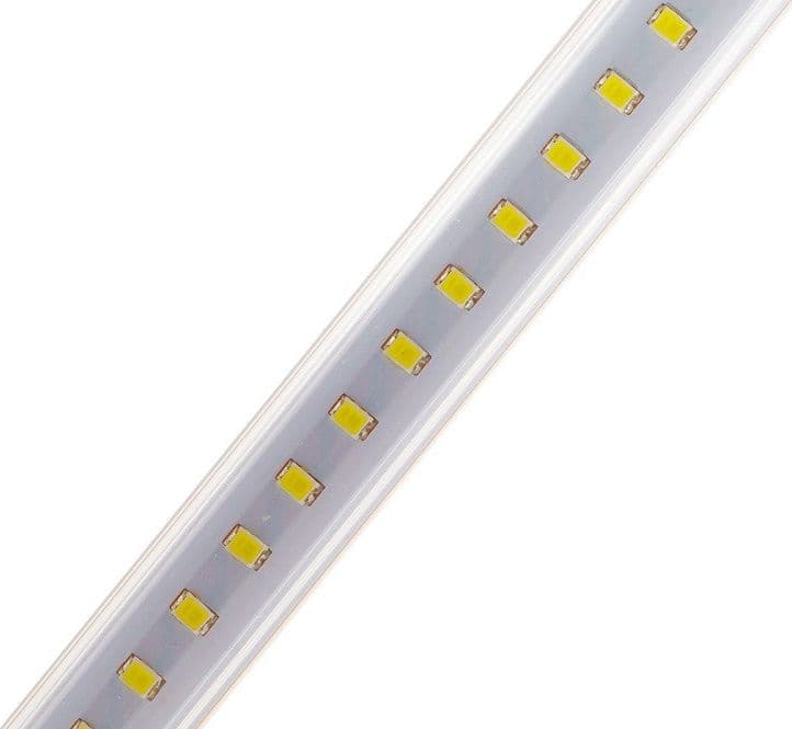 5 STRISCIE LED SMD 2835 RIGIDA BARRA PROFILO 15W 1 MT LUCE CALDA FREDDA 12V - 5