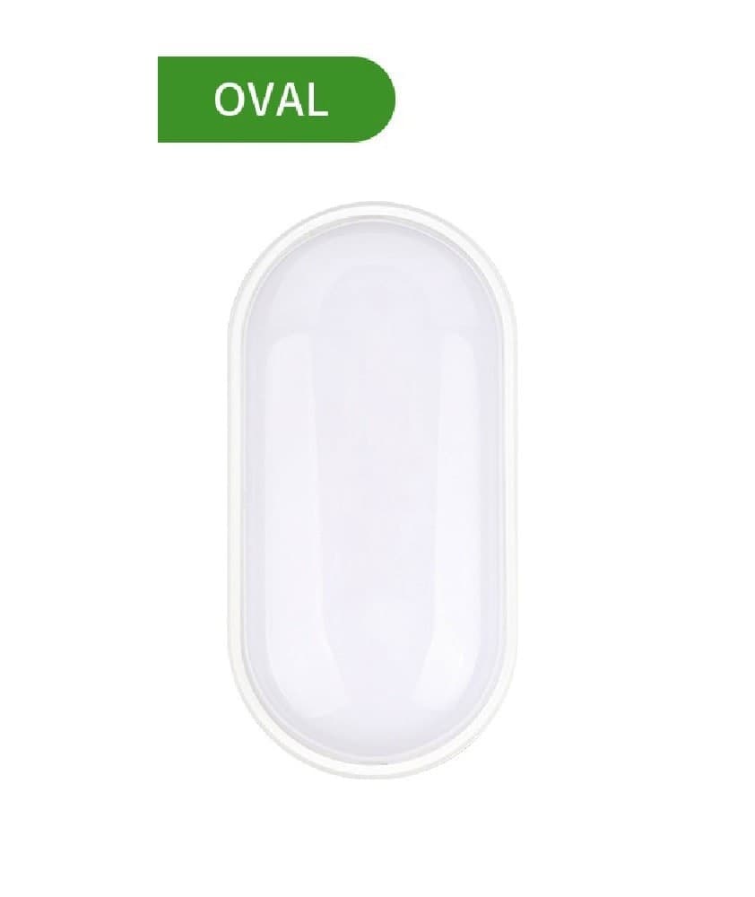 APPLIQUE PLAFONIERA LED LAMPADA OVALE TARTARUGA ESTERNO INTERNO A PARETE 15W - 5