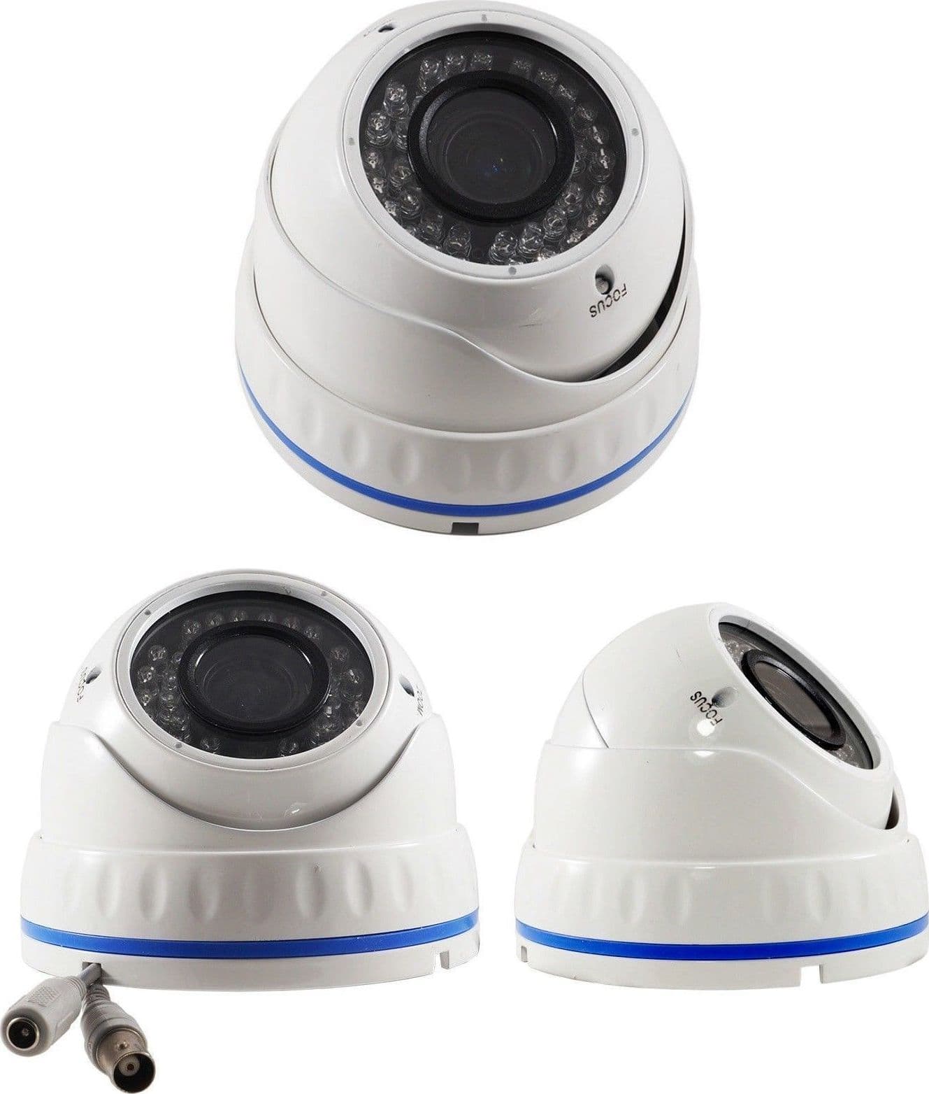 TELECAMERA DOME VARIFOCALE AHD 2.8-12MM 36 LED 1500 TVL IR JT-2055AHD - 5